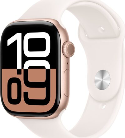 Smartwatch Apple Watch 10 GPS 46mm Rose Gold Alu S/M Różowy (MWWT3ET/A)