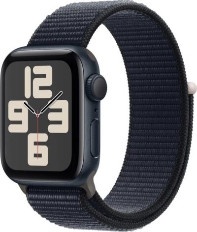 Smartwatch Apple Watch SE 2023 GPS + Cellular 44mm Midnight Alu Sport Loop Czarny (MRHC3QF/A)