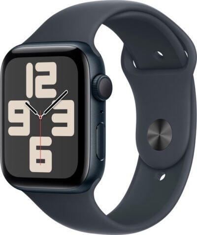 Smartwatch Apple Watch SE GPS + Cellular, koperta 40 mm z aluminium w kolorze północy z paskiem sportowym w kolorze północy - rozmiar M/L