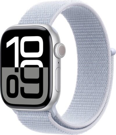 Smartwatch Apple Watch 10 GPS 46mm Silver Alu Sport Loop Niebieski (MWWN3)