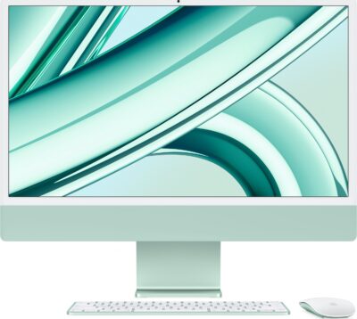 Komputer Apple Apple iMac 24” 4.5K Retina, Apple M3 8C CPU, 10C GPU/8GB/256GB SSD/Green/SWE Apple