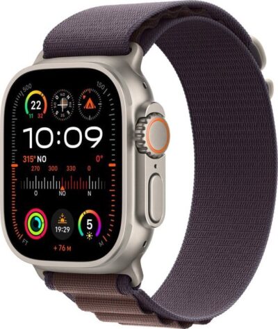 Smartwatch Apple Watch Ultra 2 GPS + Cellular 49mm Titanium Case Alpine Loop Small Fioletowy (MRER3FD/A)