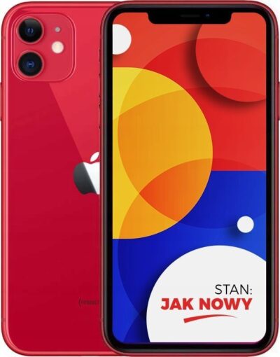 Smartfon Apple APPLE IPHONE 11 64GB PRODUCT RED | STAN JAK NOWY