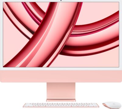 Komputer Apple Apple iMac 24” 4.5K Retina, Apple M3 8C CPU, 10C GPU/8GB/256GB SSD/Pink/SWE Apple