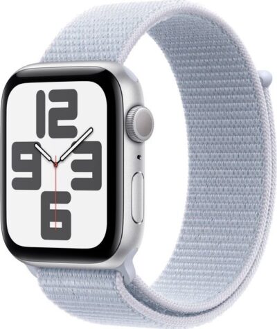 Smartwatch Apple Watch SE GPS 44mm Silver Alu Sport Loop Niebieski (MXET3QF/A)