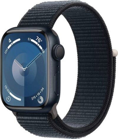 Smartwatch Apple Watch 9 GPS + Cellular 41mm Midnight Alu Sport Loop Granatowy (MRHU3QP/A)