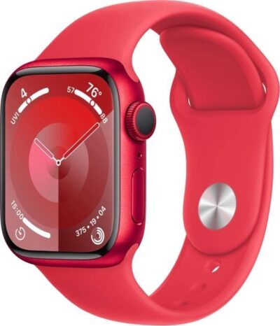 Smartwatch Apple Watch 9 41mm GPS Red Alu Sport M/L Czerwony (MRXH3)