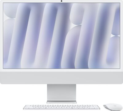 Komputer Apple iMac 24 M4 / 16 GB / 256 GB / 10R GPU / Szkło Nanostrukturalne / Srebrny (MD3H4ZE/A)